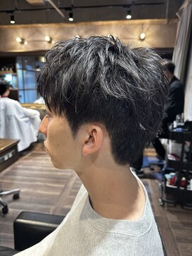 メンズココ メンズパーマ 韓国ヘア 日本橋店(MENS COCO) 「清潔感」アップバングショートマッシュ