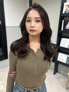 ノイ(noi) 艶ショコラロング×韓国風小顔レイヤー