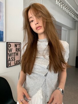 ペレ 原宿(PELE) 着物ヘア/大人ガーリー/ダークアッシュ/似合わせカット/原宿