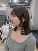 レイヤースタイル/ウルフカット/@中田