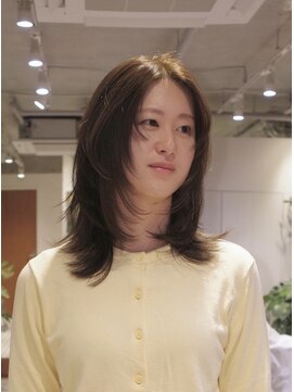 ニカバイカルマ(nica by carma) ミディアムレイヤーハッシュカット