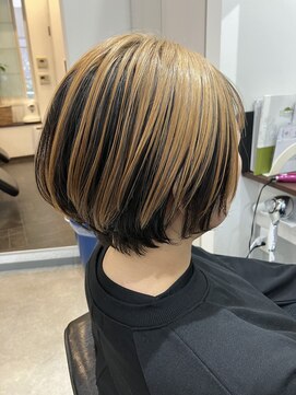 ヘアサロン ソル(SOL) ショートカット　アンブレラカラー