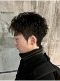 ツイストパーマショート