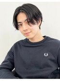 30代40代◎ビジネスOK！センターパート×ニュアンスパーマ