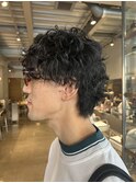 夏カラー◎マッシュウルフ/ブリーチなし/メンズ/韓国風