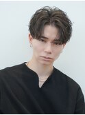 メンズパーマフェザーパーマシャドウパーマセンターパート