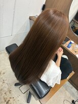 リッチ 菊名店(Rich) ベージュ ハイトーン ストレートロング 艶髪 髪質改善