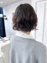 キャアリー(Caary)&nbsp;福山人気20代30代ニュアンスパーマふんわりボブイメチェンヘア