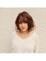 フラーウム(flavum) 【flavum】無造作カールフォギーベージュ