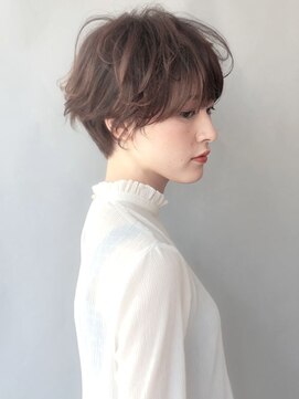 サロン(Salon) スタイリング簡単！ふんわりパーマショートヘアアッシュブラウン