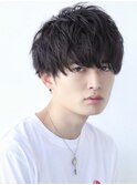 刈り上げ重めマッシュ