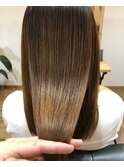 酸性ストレートでツヤツヤ☆毎日のスタイリングが楽しくなります