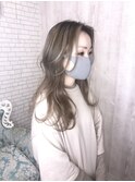 ハイトーン　バレイヤージュ　グレージュ　ベージュ