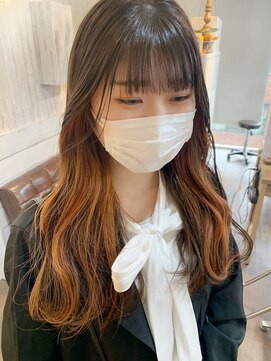 アクトゥス(AEQUITAS) イヤリングカラー×オレンジ【池袋/20代/30代/40代】