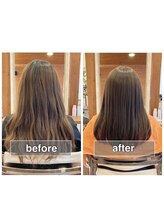★髪質改善トリートメント☆before & after★