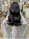 【韓国ウェーブヘア】