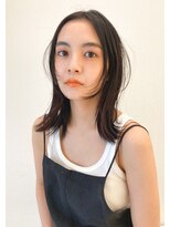 ノーカ 代官山(nohka)&nbsp;シンプルな艶ロブヘア