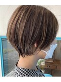 ショートハイライトカラー