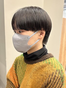 エルマーク(L-MARK) シースルーマッシュブリーチダブルカラーフェイスフレーミング