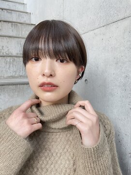 サンド 表参道(sand) ショートボブパーマ20代30代40代イヤリングカラー大人可愛い