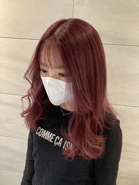 リー 京橋(Lee) 【Lee京橋】ミディアム×チェリーピンク