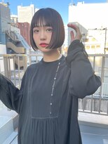 フィルムス 新宿(FILMS)&nbsp;斜めバング/グレージュカラー/デザインカラー/シルキーベージュ