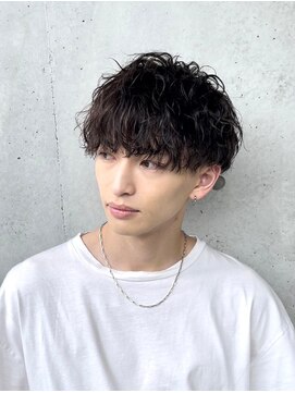 アソビ 表参道(ASOBI) 【王道】ツイストスパイラルパーマ 刈り上げマッシュ