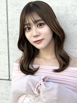 ミラリー トウキョウ(Mirareee Tokyo) くびレイヤー美髪ケアカラーエアリーロングピンクブラウン