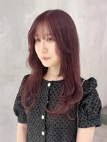 アイティーバイアルバム 下北沢店(IT by ALBUM)&nbsp;レイヤーチェリーピンク_ピンクブラウンエアリーロング_ba484291