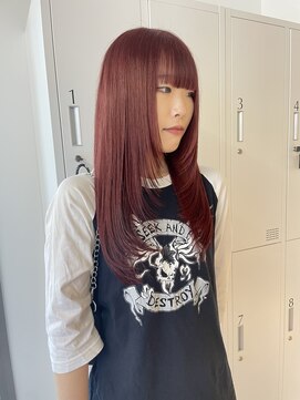 ロジェ(loje) 【loje】wine red/レイヤースタイル/簡単スタイリング