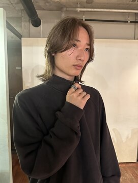 ノラジャーニー(NORA Journey) メンズボブウルフメンズミディアムレイヤーカット