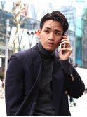 ビジネスカジュアルバックパーマスタイル