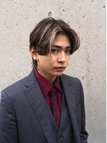 デビュー ヘアーメイク&nbsp;デザインカラー/レイヤーカット/ウェットヘア/オリーブベージュ