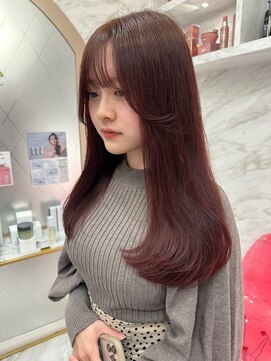 ロンド フィーユ(Lond fille) レッドブラウン☆お洒落な人はやってる赤髪☆