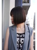 切りっぱなしボブ
