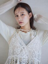 トナリ(tonari)&nbsp;顔周り ベージュカラー マロンベージュ 髪質改善【鹿児島中央】