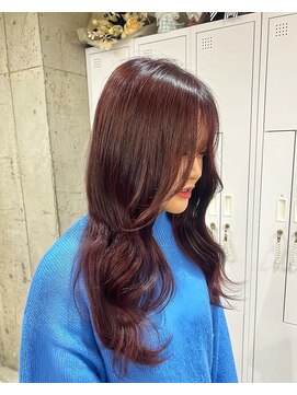 リリアン(ReLien) ブリーチなしダブルカラーで叶えるカシスレッド