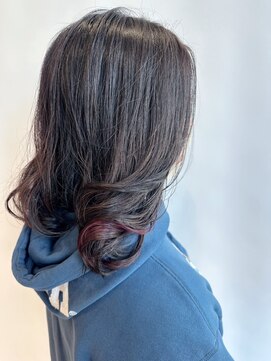 ヘア イノウエ HAIR INOUE パーマ×イヤリングカラー