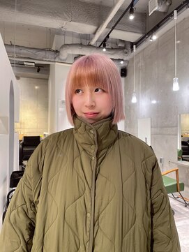 モニカ(MONIQA) ピンク×ブラウン