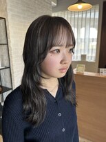 クラン バイ ナチュラル(clan by Natural)&nbsp;レイヤー/顔周りカット/アッシュグレージュ