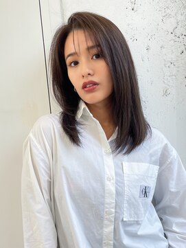 ロイズ 自由が丘(Roys) 【Roys 自由が丘】グレージュ/セミロング/髪質改善/30代40代