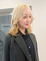 エトレ(etore)&nbsp;ハイトーンミルクティー/顔周り/レイヤーカット