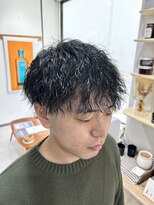 ウタ(uta) 【あおき ひかる】トレンド メンズパーマ スパイラル×ツイスト