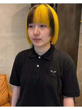 オムズ(OM's) イエローブロックカラー