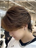渋谷フェザーパーマニュアンスパーマ毛流れセンターパート