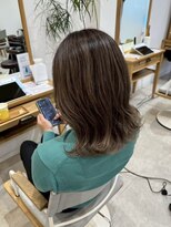 ビレア 尾張旭店(BELEA) ハイライト/白髪ぼかし/ミディアムレイヤー