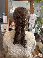 ラブヘアーグリーン(LOVEHAIRGREeN)&nbsp;結婚式のポコポコヘアアレンジ