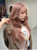 mayu//柔らかコーラルピンクミルクティーベージュブラウン