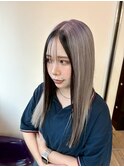千葉駅/オリーブグレー/小顔/ココアベージュ