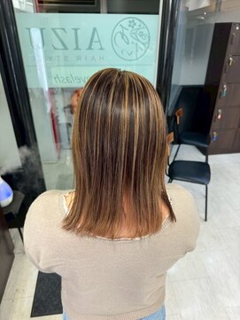 アイズ 本厚木(AIZU) アンブレラカラー　ミルクティーベージュ